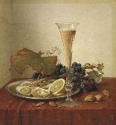 Johann Wilhelm Preyer Grapes Spain oil painting artist